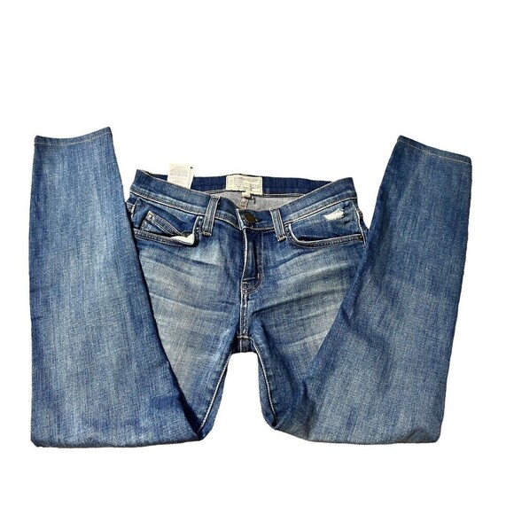 Current Elliot The Stiletto Jeans Womens Distressed Skinny Stretch Mid Rise 24 - Picture 5 of 9